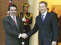 José María Aznar (left) and Tony Blair, photo: CTK