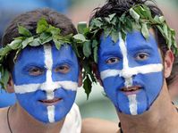 Greek football fans, photo: CTK