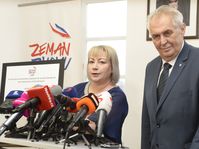 Miloš Zeman and his wife Ivana, photo: CTK