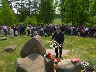 Hommage aux Roms victimes de l'holocauste, photo: CTK