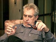 Milos Zeman at his country cottage, photo: CTK