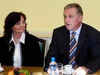 Miroslava Kopicová y Mirek Topolanek (Foto: CTK)