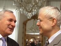 Prime ministers Bertie Ahern and Vladimir Spidla, photo: CTK