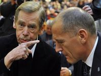 Václav Havel y Zdeněk Tůma, foto: ČTK