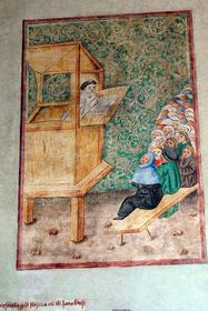 Vyobrazení kázání Jana Husa v Betlémské kapli, photo: Wolfgang Sauber, CC BY-SA 3.0 Unported