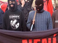 Anarquistas en Pragam, foto: CTK