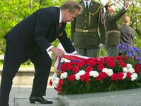 Pietní akt na Vítkově, Foto: ČTK