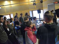 Schülerinnen und Schüler des Thomas Mann Gymnasiums (Foto: Ondřej Tomšů)