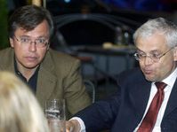Libor Roucek and Vladimir Spidla, photo: CTK