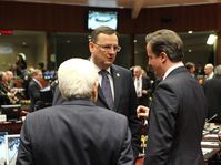 Czech Prime Minister Petr Nečas, British Prime Minister David Cameron, photo: archive of the Czech Government