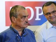 Karel Schwarzenberg, Miroslav Kalousek (right), photo: CTK