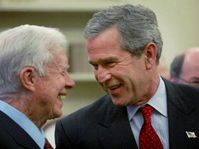 Jimmy Carter (li.) und George Bush, Foto: CTK