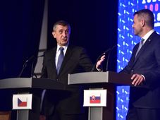 Andrej Babiš, Peter Pellegrini, photo: ČTK/Roman Vondrouš