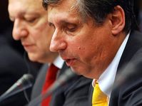 Jan Fischer and Jose Manuel Barroso, photo: CTK