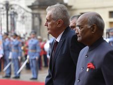 Miloš Zeman, Ram Nath Kovind, photo: ČTK/Michal Kamaryt