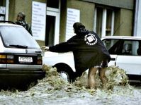 Floods in Prachatice, Photo:CTK