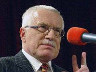 Le président Vaclav Klaus, photo: CTK