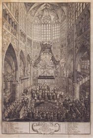 La coronación de María Teresa (1743) en la catedral de San Vito