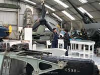 At the main hangar in Hawkinge, photo: Tom Dolezal / Free Czechoslovak Airforce Association