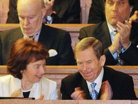 Vaclav Havel à la Chambre des députés, photo: CTK