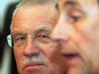 Vaclav Klaus and Ramiro Cibrian, photo: CTK