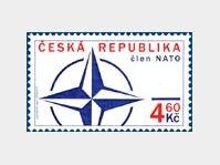 Czechs in NATO postage stamp