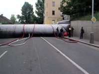 Protipovodňový vak v Karlíně