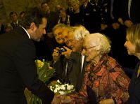 Jaroslava Doležalová - receiving honorary citizenship, photo: Vít Pohanka
