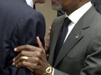 Kofi Annan und Jacques Chirac, Foto: CTK