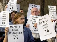 Manifestación pacífica frente a la embajada de Cuba en Praga, foto: CTK