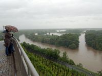 The confluence of Vltava and Labe in Mělník, photo: CTK