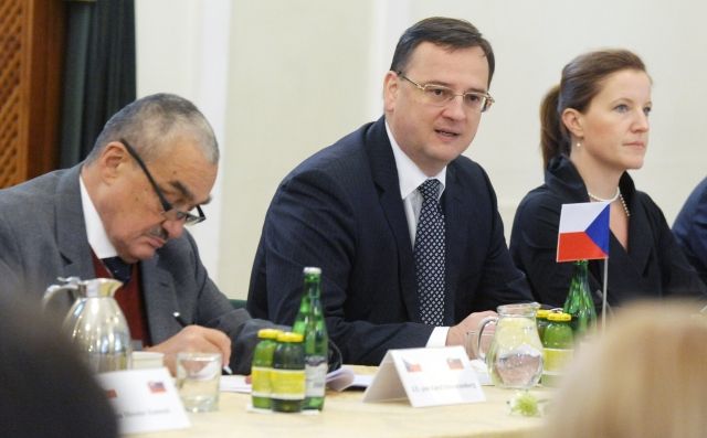 Erste gemeinsame Sitzung der tschechischen und slowakischen Regierung