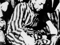 Dernière photographie connue de Robert Desnos au camp de Terezin, 1945, photo: Menerbes/Archives Desnos, public domain