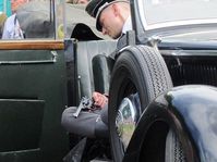 La reconstrucción del atentado contra Reinhard Heydrich, foto: Barbora Kmentová