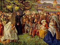 Prédica deJan Hus, fuente: public domain