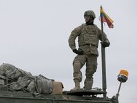El convoy militar en Lituania, foto: ČTK