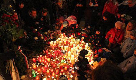 Commemoration of November 17, 1989 in Prague, photo: T. Adamec