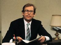 Le président Vaclav Havel, le 1er janvier 1990, photo: CTK
