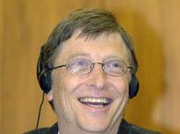 Bill Gates v Praze, foto: ČTK