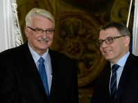 Witold Waszczykowski y Lubomír Zaorálek, foto: ČTK