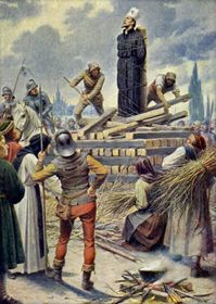 Upálení mistra Jana Husa v Kostnici 6. července 1415