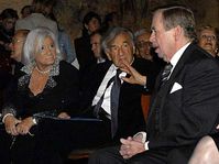 Elie Wiesel et Vaclav Havel, photo: CTK