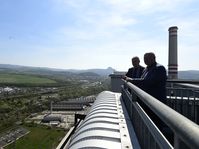 La centrale thermique de Ledvice offre une vue panoramique sur la région d’Ústí nad Labem, photo: ČTK
