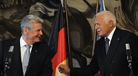 Joachim Gauck, Václav Klaus, photo: CTK