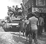 Osvobození Plzně, foto: Archiv Velvyslanectví Spojených států amerických