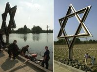 Terezin during the floods and one year later, photo: CTK