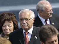 Český prezident Václav Klaus na oslavách konce druhé světové války v Moskvě, foto: ČTK