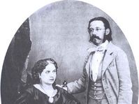 Federico Smetana con su esposa Bettina