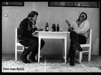 Václav Havel et Pavel Landovský, photo: Ivan Kyncl