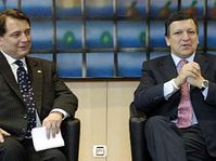Prime Minister Jiri Paroubek and the European Commission President Jose Manuel Barroso, photo: CTK